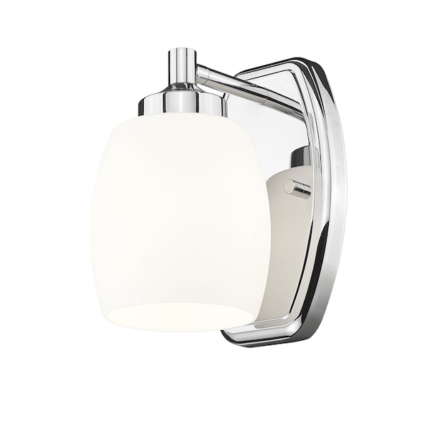 Kendrick 1 Light Wall Sconce, 4.75in. W X 8in. H, Chrome